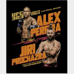 Alex Pereira Vs. Jiri Prochazka UFC 303 Posters and Art